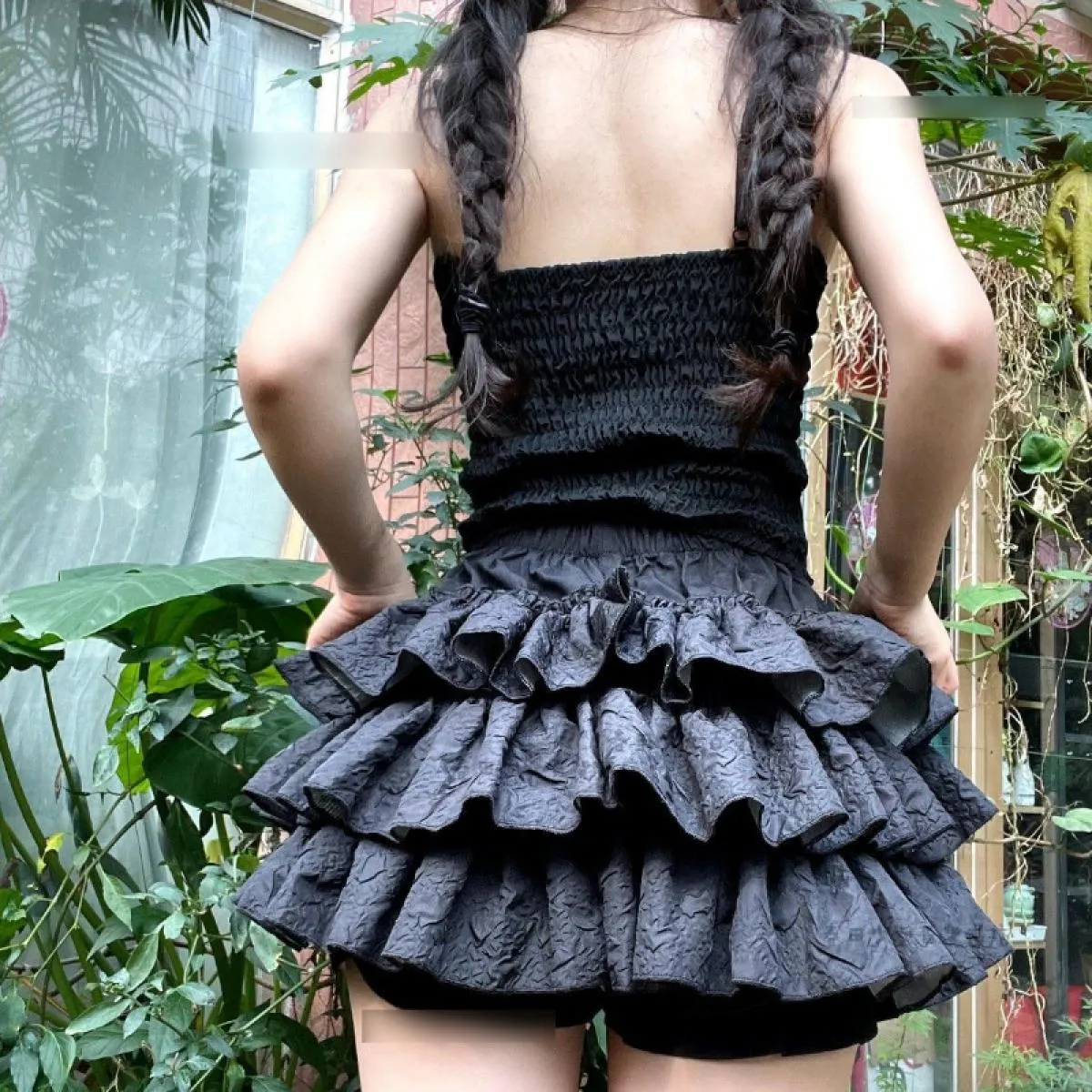 Abito da ballo principessa Gonne Donna Gotico Hotsweet Ruffles Lolita Prairie Chic Summer Fashion Streetwear Mori Girl Style Ha