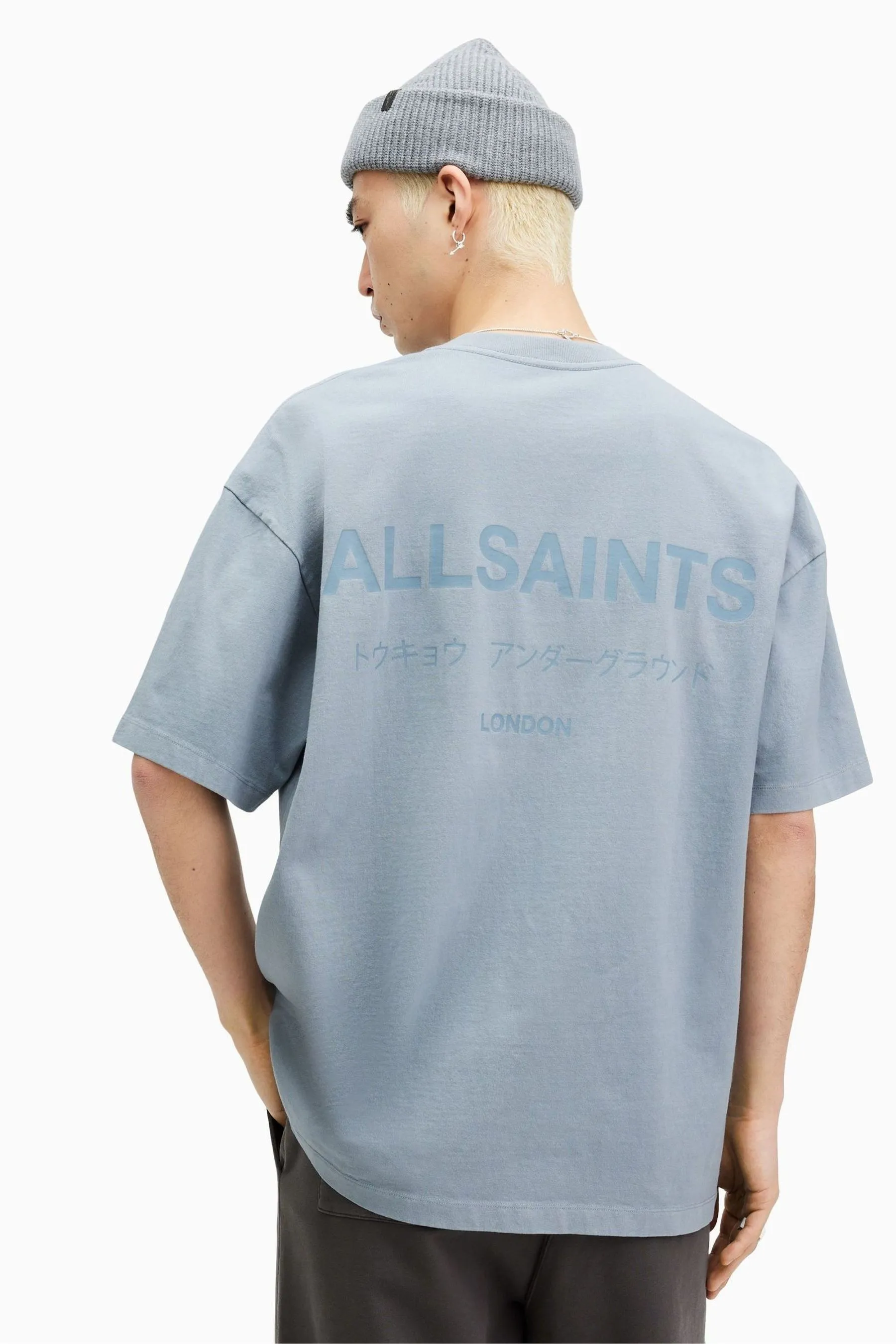 AllSaints - T-shirt girocollo sotterranea