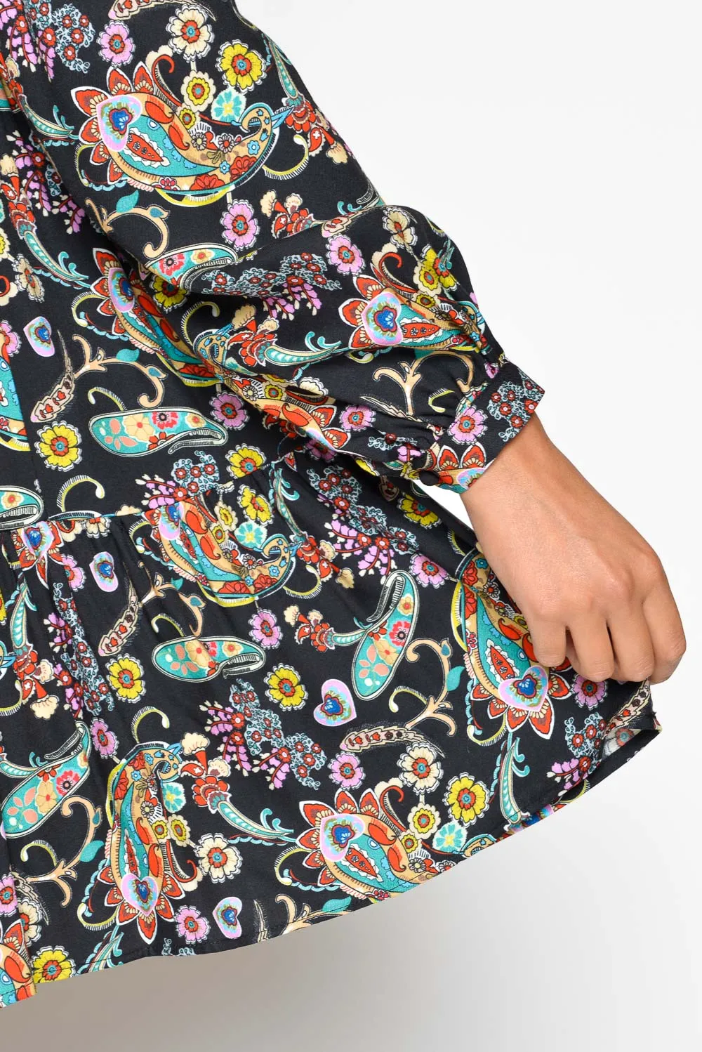 Aniye By Abito Disegno Chachemire Marrone Donna
