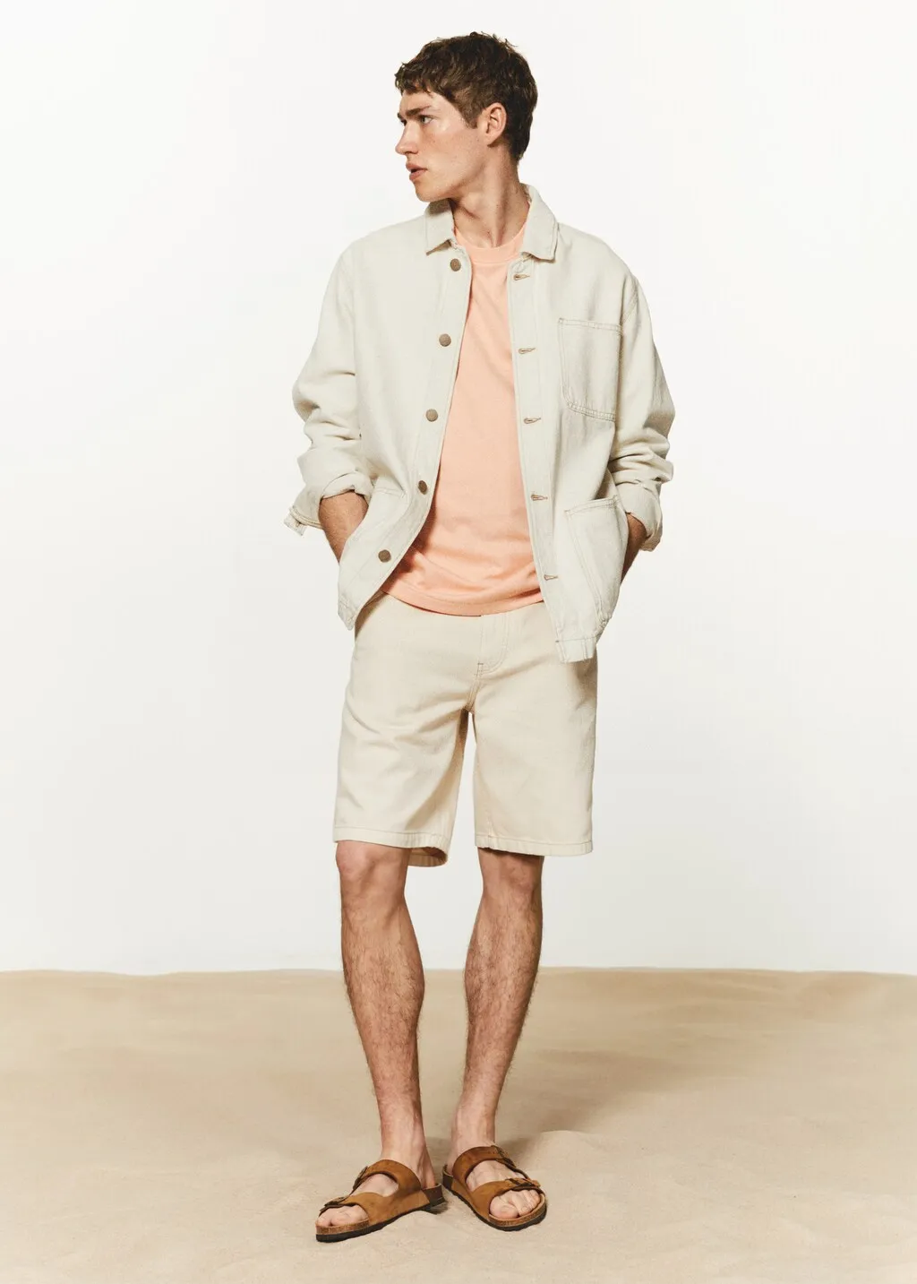 Bermuda denim regular-fit