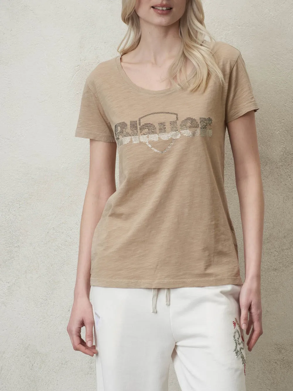 BLAUER T-shirt Donna - Beige modello 24SBLDH02335