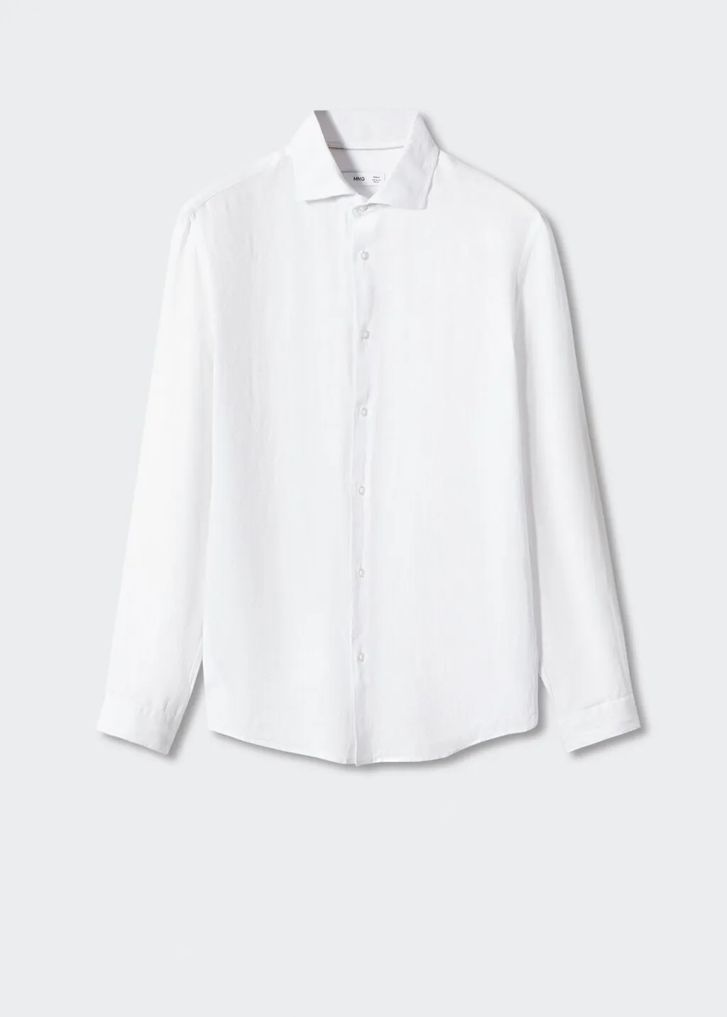 Camicia regular fit 100% lino