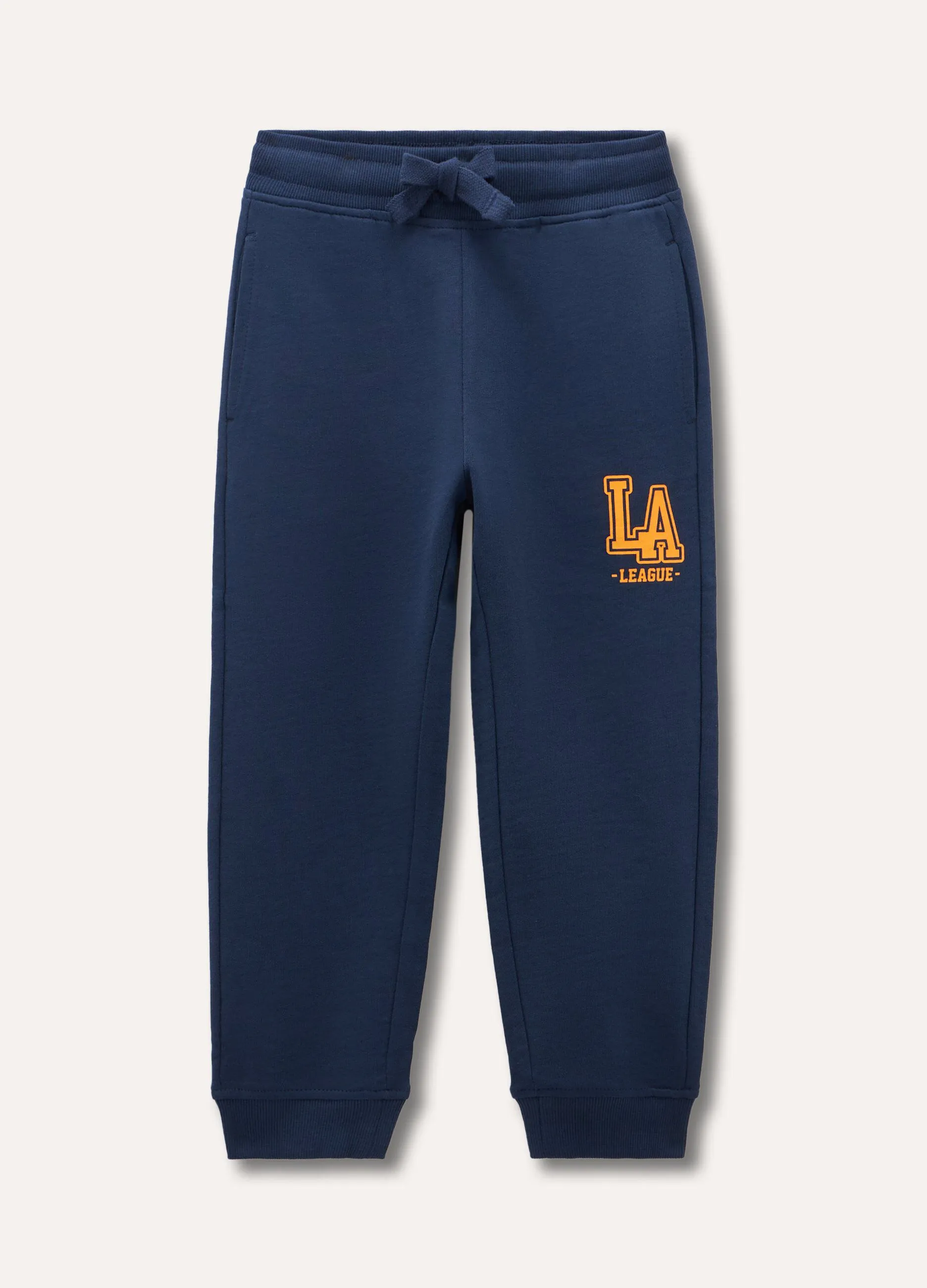 Jogger in puro cotone bambino