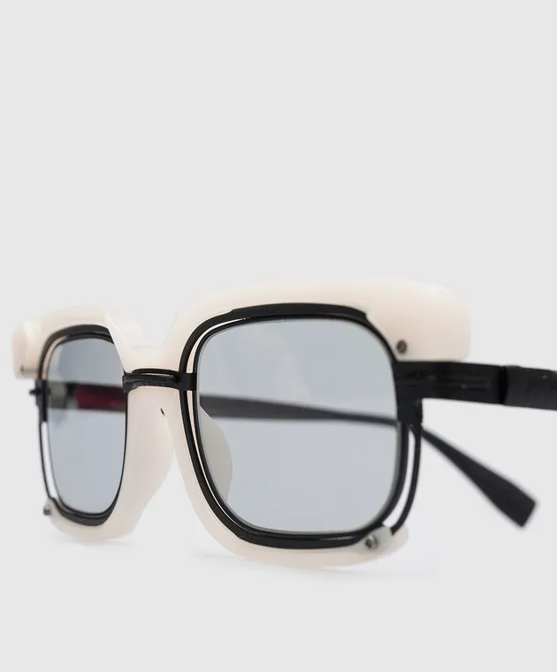 Kuboraum Occhiali da sole bianchi H91 KRSH91CREA000002F
