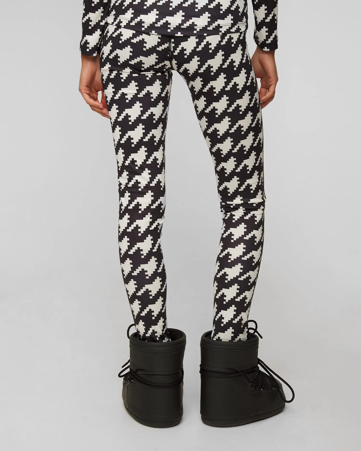 Leggings a pied-de-poule da donna Perfect Moment Thermal W3000107-1740