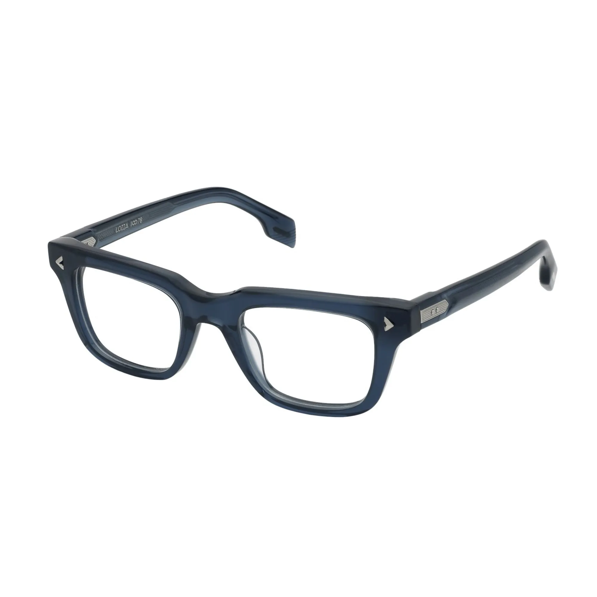   Lozza VL4353M - 06NA Blu Trasparente | Occhiale Da Vista Uomo 