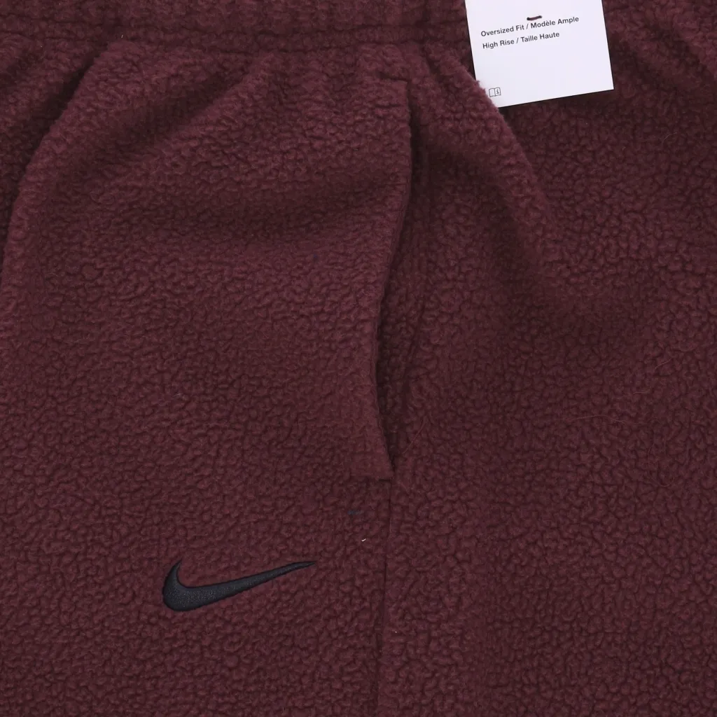 pantalone tuta donna sportswear plush jogger BURGUNDY CRUSH/BLACK