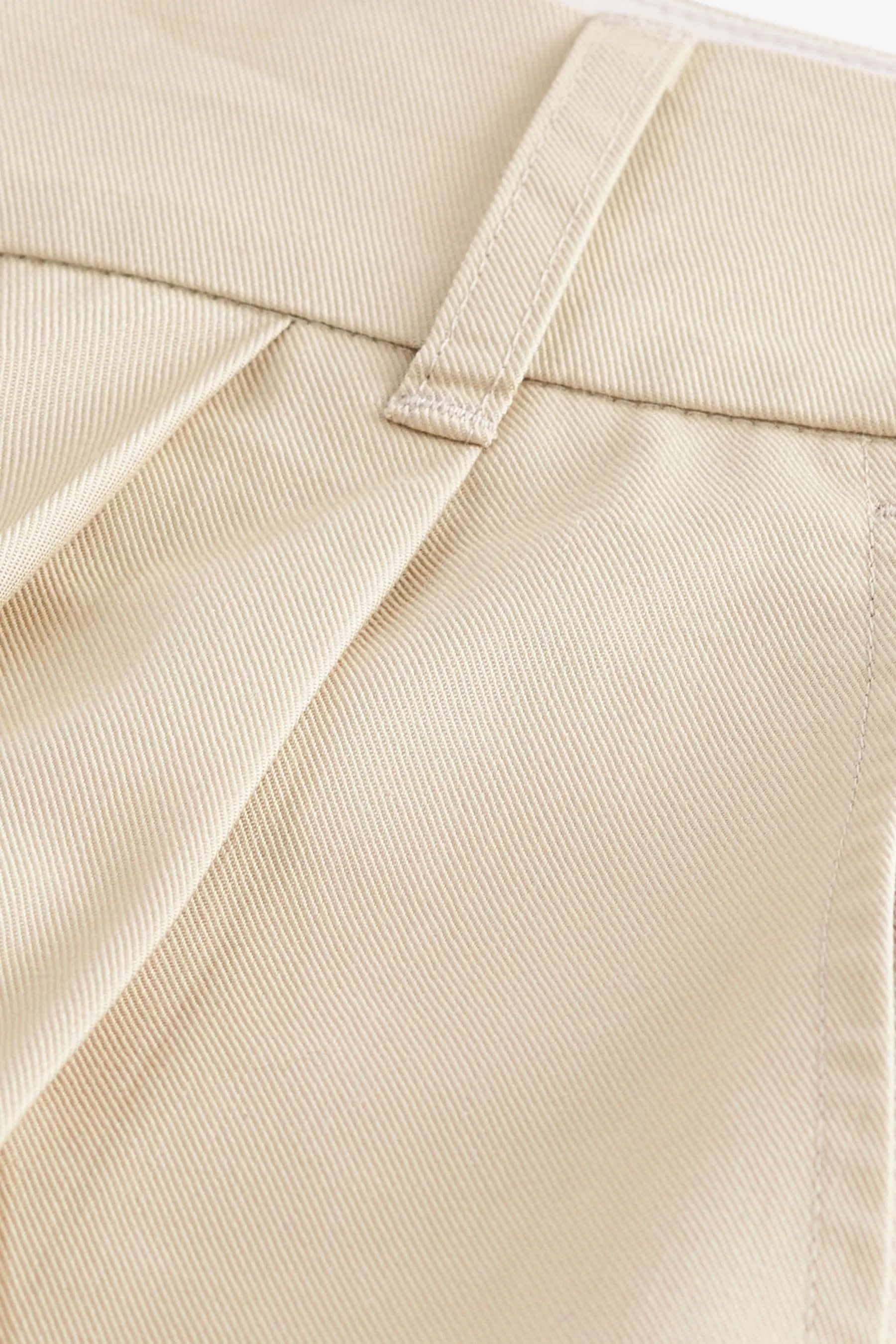 Pantaloni elegante a fondo ampio in misto cotone