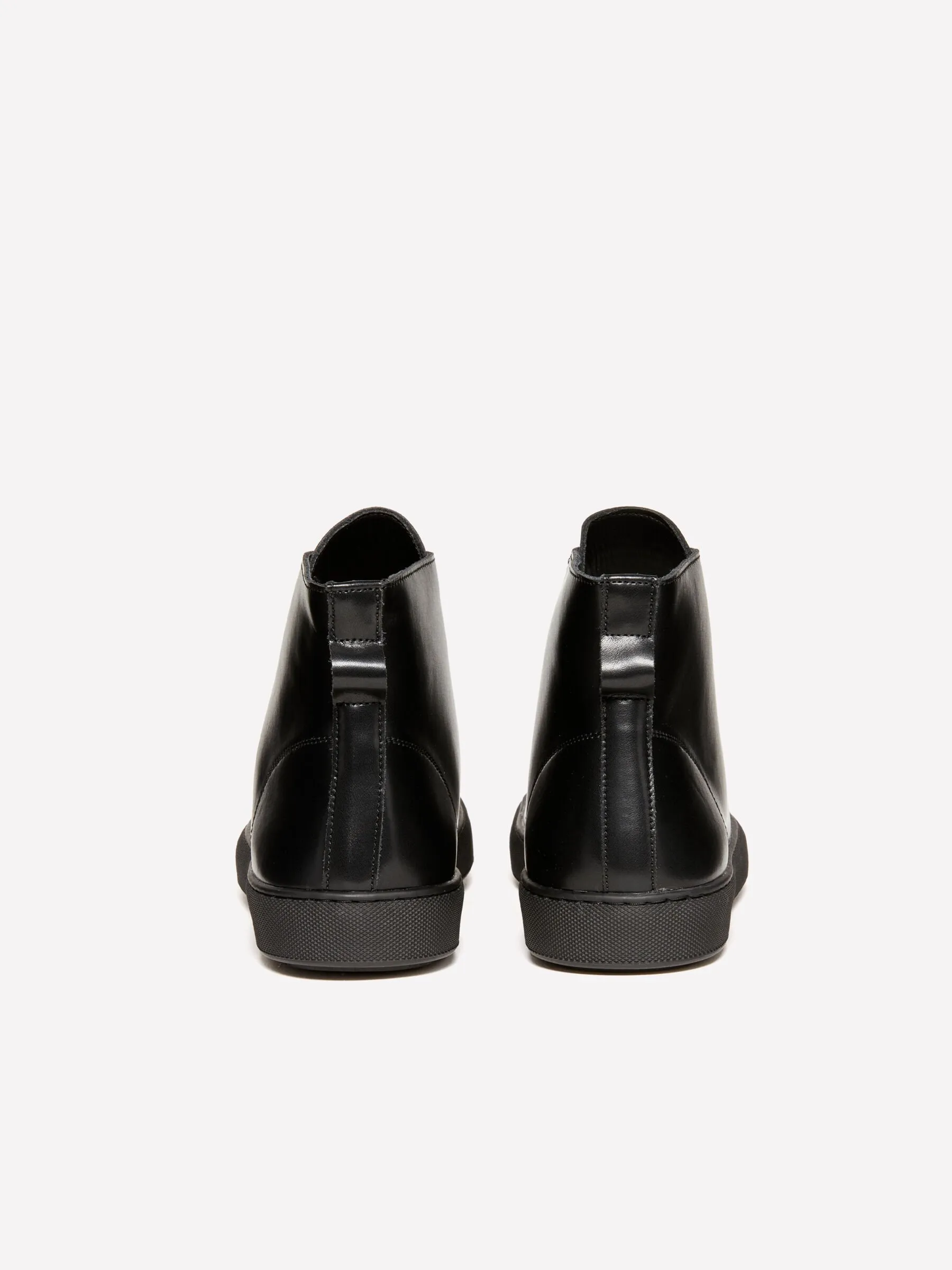 Sneakers nere alte in pelle
