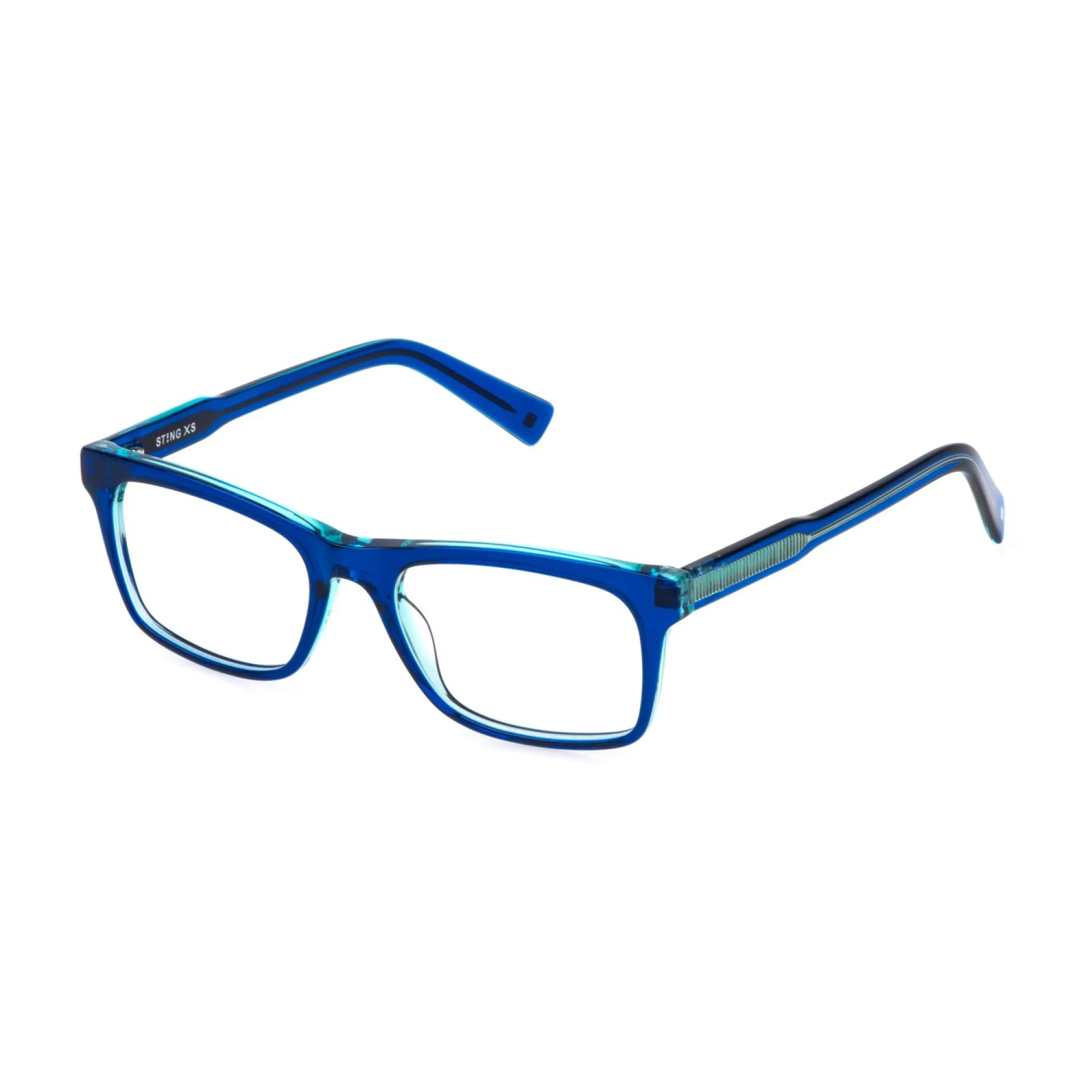   Sting VSJ733 - 09AD Top Blu Lucido Blu | Occhiale Da Vista Bambino Unisex 