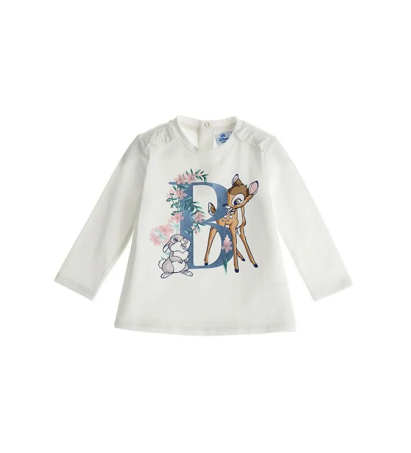 --T-shirt Disney con fiori 3d-