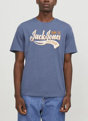 t-shirt girocollo con stampa