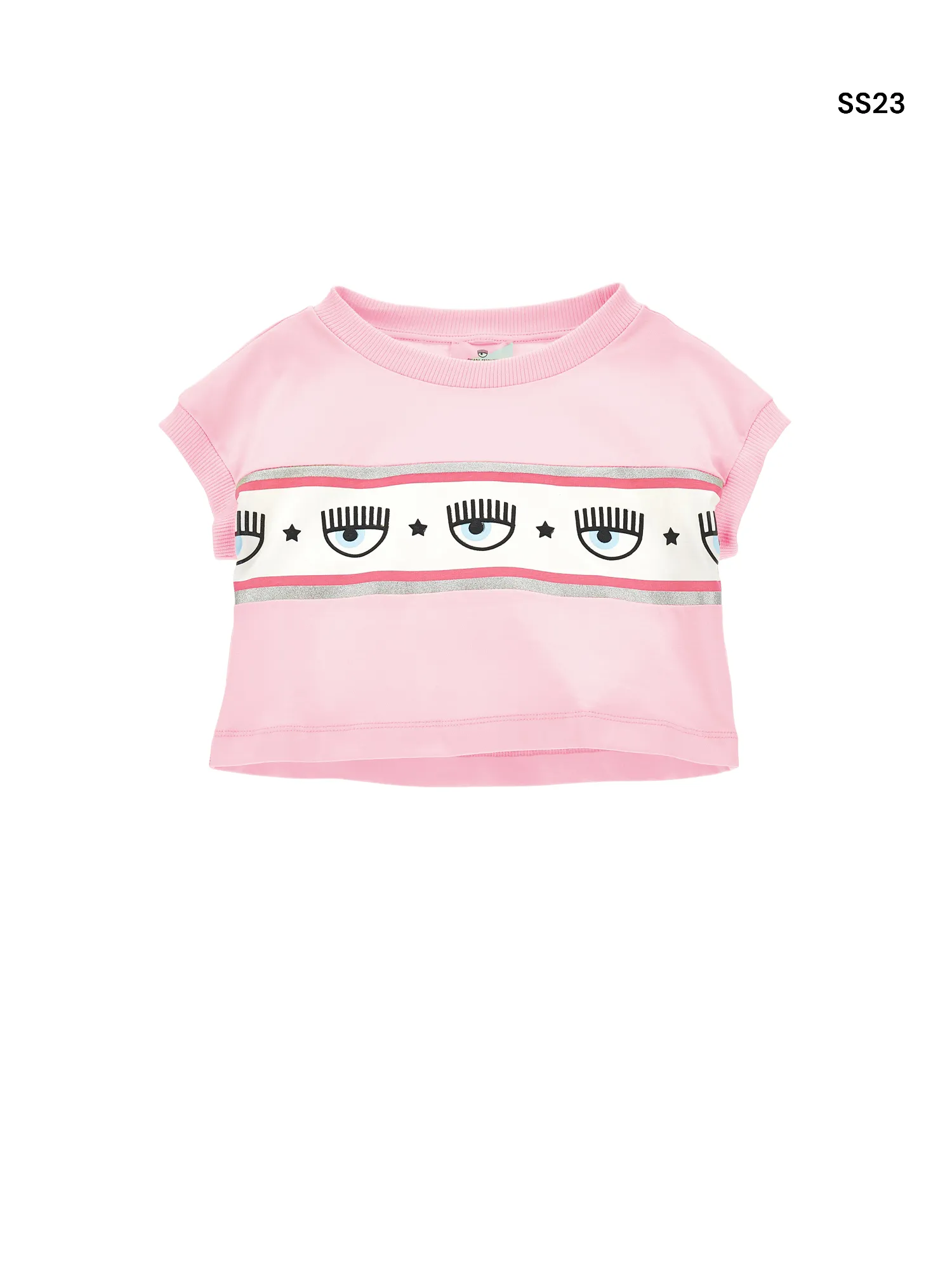 T-shirt rosa con stampa per bambina